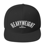 HEAVYWEIGHT Classic Snapbacks by Boxing Aficionado - Black/White