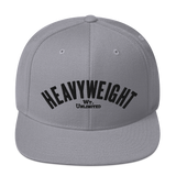 HEAVYWEIGHT Classic Snapbacks by Boxing Aficionado -Silver/Black